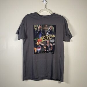 The‎ Stadium Tour 2022 Concer T Shirt Def Leppard Motley Crue Poison Joan Jett M